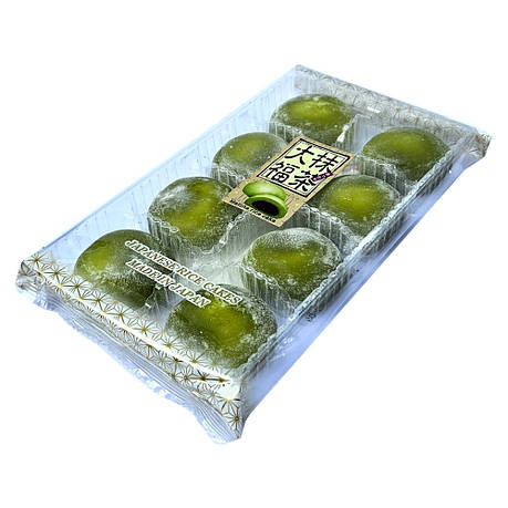 Моті зелений чай матча 200 грам. 8 штук Японія Моті японський Matcha rise cake., фото 1