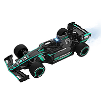 Машинка радіокерована болід Formula1, 1:20,  Чорний із зеленим, Джойстік