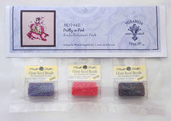 Набір бісеру до схеми Mirabilia Pretty in Pink MD194