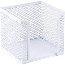 Настільний набір, підставка органайзер металева під папір Axent 2112 білий