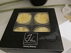 Набір декоративних свічок Jolipa (ціна за упаковку з 4 штук)