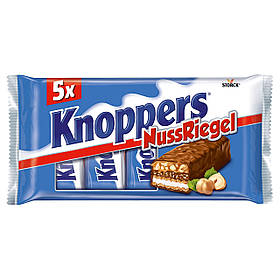 Батончики Knoppers Riegel Nuss 200г