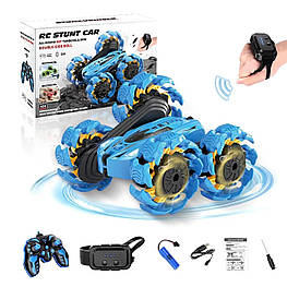 Машинка перекрут з пультом на руку Stunt Car 868A-1. Дитяча радіокерована трюкова машинка