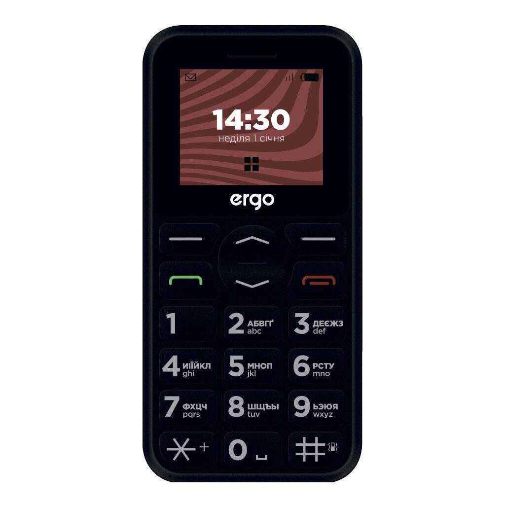 Мобільний телефон Ergo R181 Black