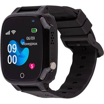 Смарт-годинник Amigo GO008 MILKY GPS WIFI Black (873291)