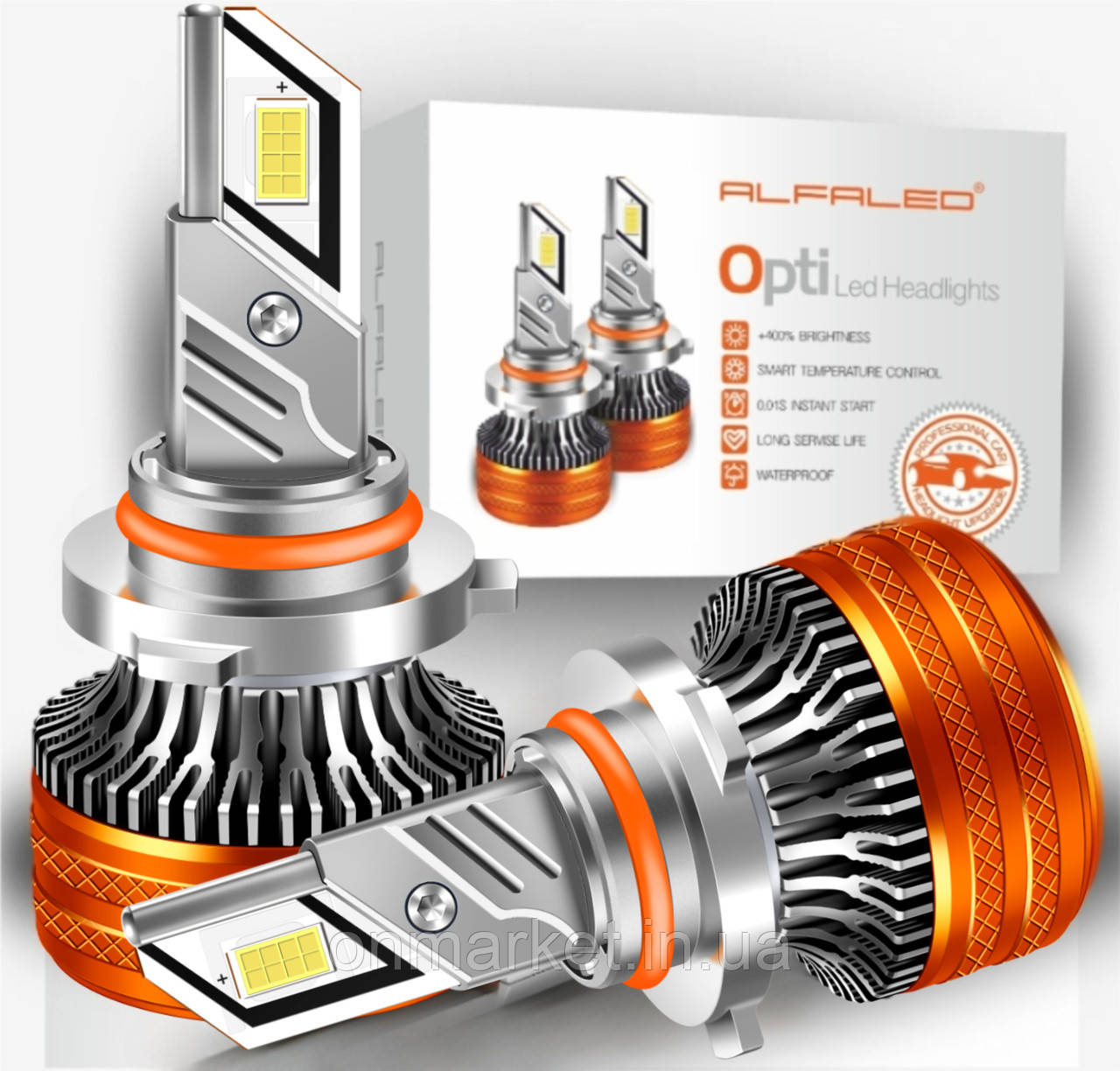 ALFA LED світлодіодні автолампи HB4 / 9006 90W