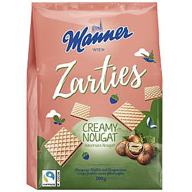 Вафлі з горіховим кремом Manner Creamy Nougat 200г 5шт/ящ, Австрія