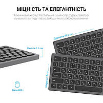 Клавіатура OfficePro SK1550 Wireless Black (SK1550B), фото 8