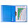 Папка з затиском Axent 1301-22-A, А4, з внутрішнім карманом, блакитна, фото 2