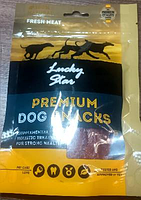 Ласощі для собак В'ялене м'ясо качки Premium Dog Snacks ТМ "Lucky Star", 85 г