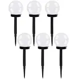 Сонячні садові лампи - кулі Gardlov 23562 на сонячні батареї з датчиком сутінки набір 6 штук Польща, фото 2