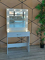 Столик с підсвіткою для макіяжа В160/Ш80/Г40