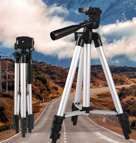 Телескопический алюминиевый штатив TRIPOD TR-3110 Универсальный штатив ...