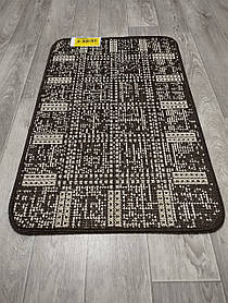 Килим для кухні коричневий нековзкий LANA 19247-91