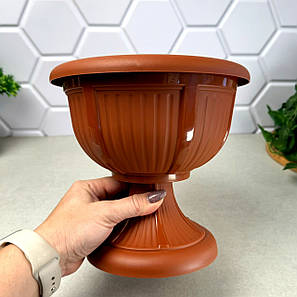 Вазон на підставці 1.8 л, теракот Леон Алеана, фото 2