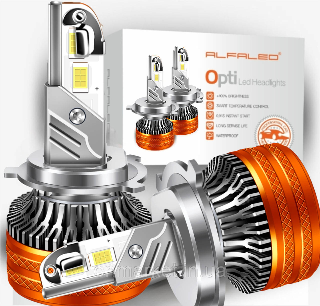 ALFA LED світлодіодні автолампи HB5 / 9007 180W