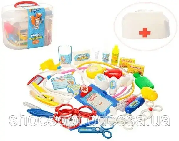 Дитячий набір лікаря у валізці Диво-аптечка 37 предметів, фото 1