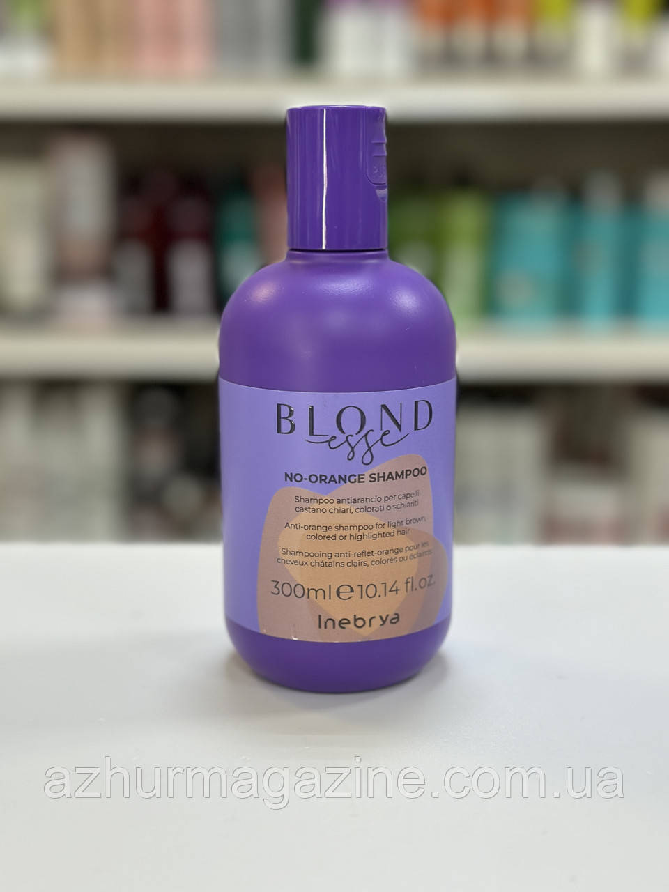 Шампунь для блонду анти оранж Inebrya Blondesse No-Orange Shampoo 300мл