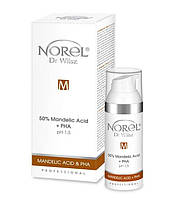 Всесезонний гель-пілінг з кислотами - 50% Mandelic Acid + PHA, 50 мл