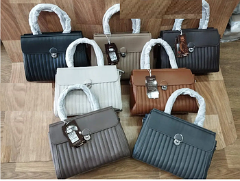 Сумочка жіноча на блискавці 31*24 см зі штучної шкіри у різних кольорах Lily