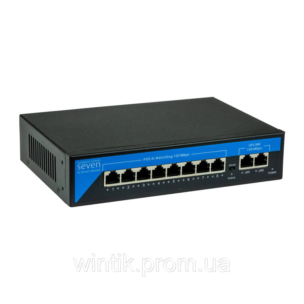PoE коммутатор (switch) 8 портов SEVEN P-7328 (ID#2249868365), цена ...