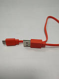 USB-кабель Micro USB JBL 100% оригінал 30 см — жовтогарячий, фото 2