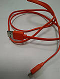 USB-кабель Micro USB JBL 100% оригінал 105 см — Жовтогарячий, фото 3