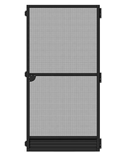 Протимоскітна сітка чорна з алюмінієвою рамою 100 x 210 см Schellenberg 70050, фото 1