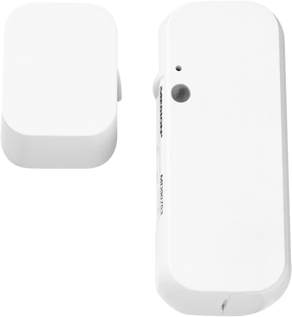 Medion P85803 MD 90803 Розумний дім, дверний і віконний контакт, виявлення відкритих дверей/віконців/шок, фото 1