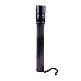 Суперпотужний ліхтар чорний на два акумулятори Li-Ion 5200 mha.ДИОД: КРІСТАЛ RY 610 OG light 10Watt, фото 3