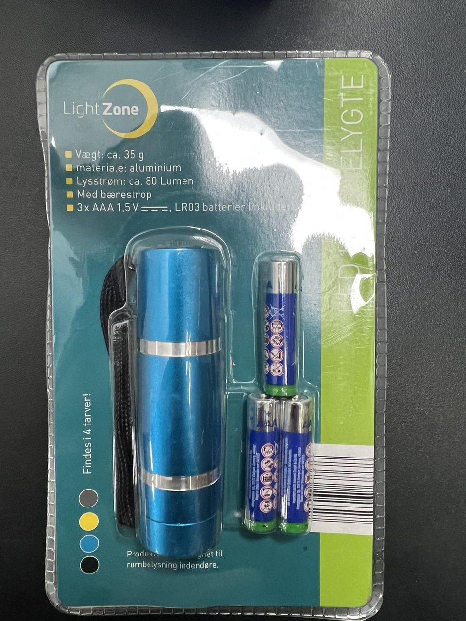 Ліхтар на батарейках Light Zone Model: BMFL-1264 блакитний, фото 1