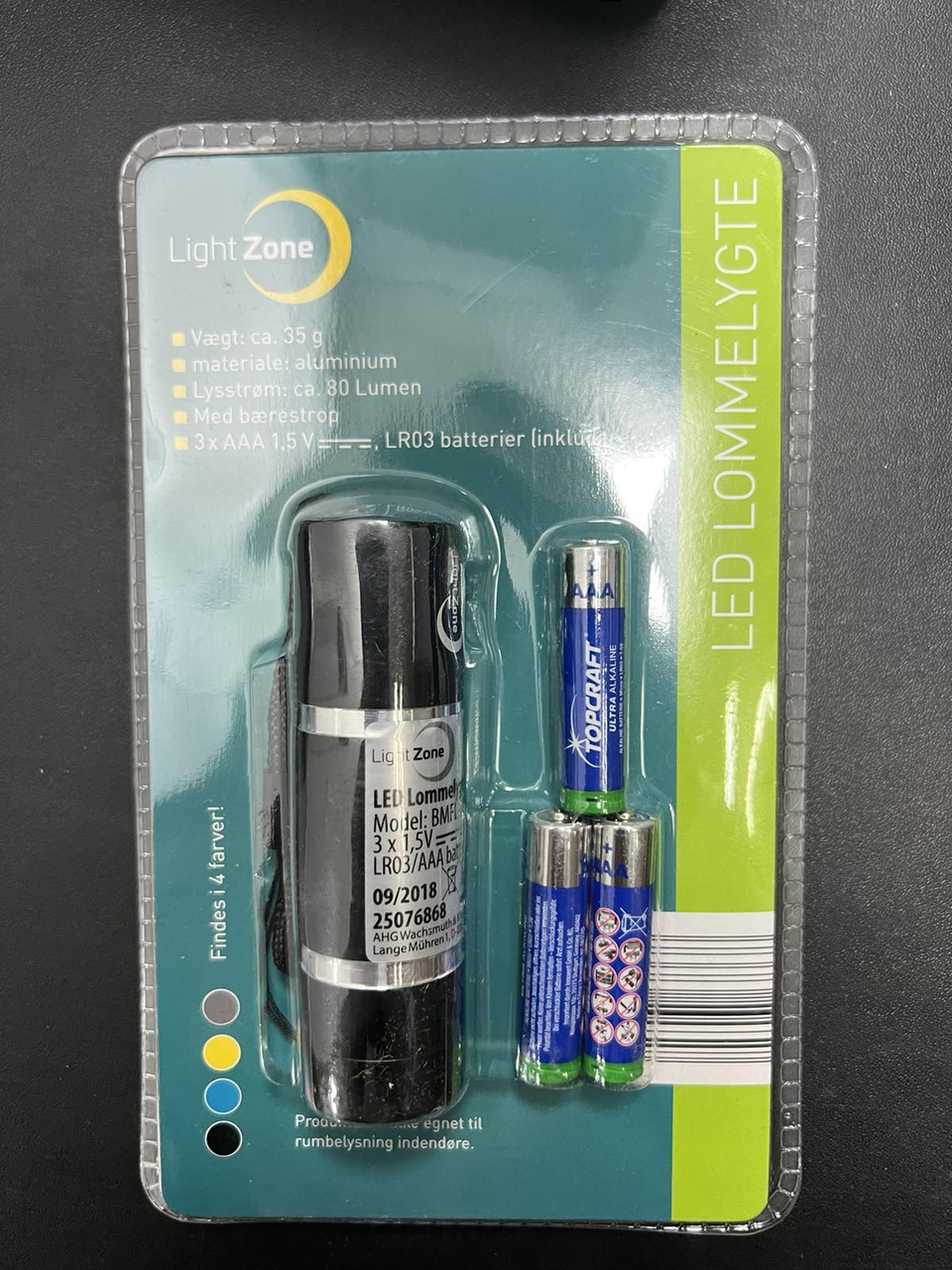 Ліхтар на батарейках Light Zone Model: BMFL-1264 чорний, фото 1