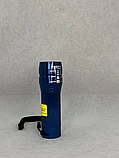 Ліхтар світлодіодний на батарейках Light Zone LED-TASCHENLAMPE MAX. 400 LUMEN model wk765 блакитний, фото 2