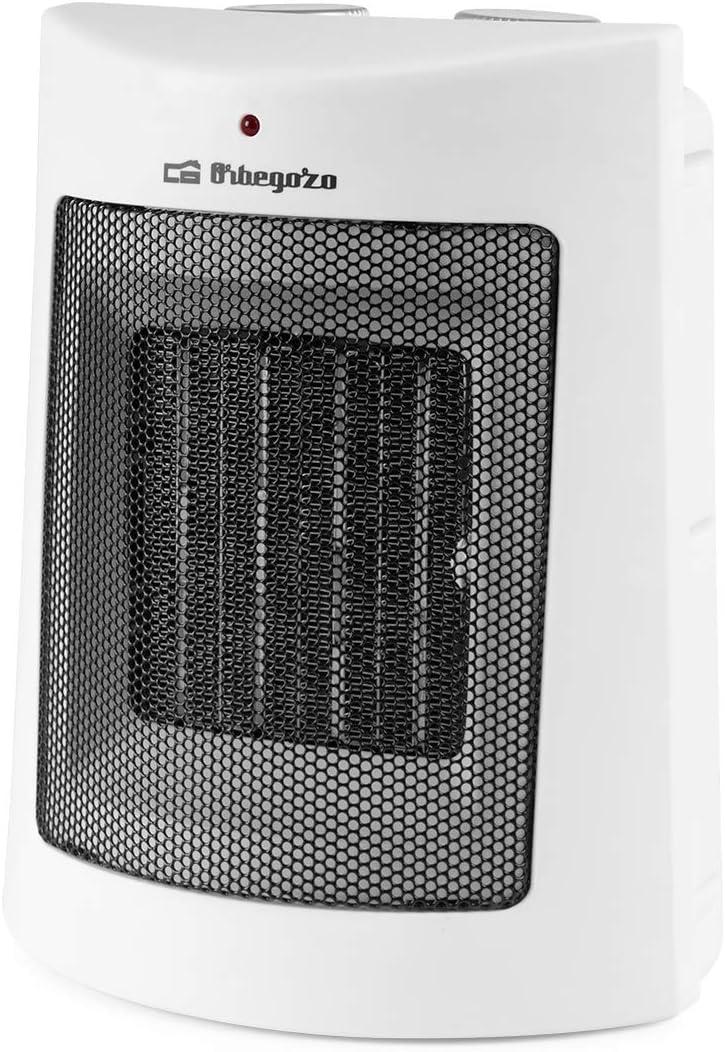 Керамічний нагрівач Orbegozo CR 5013 потужністю 1500 Вт і 2 робочими рівнями, фото 1