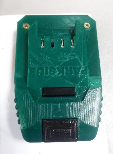 Перехідник акумулятора Ferrex — ParkSide 20V, фото 1