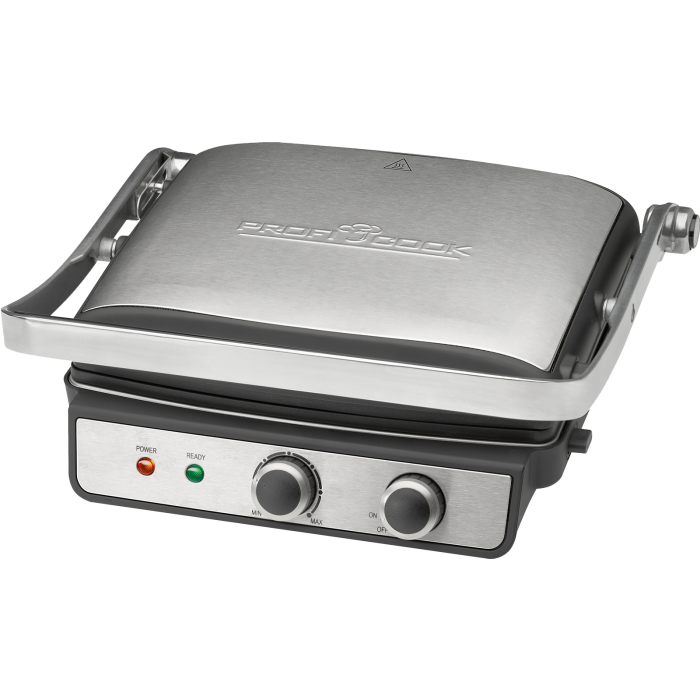 Контактний гриль ProfiCook PC-KG 1029 нержавіюча сталь/чорний, фото 1