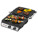 Контактний гриль ProfiCook PC-KG 1029 нержавіюча сталь/чорний, фото 2