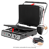 Контактний гриль ProfiCook PC-KG 1029 нержавіюча сталь/чорний, фото 5