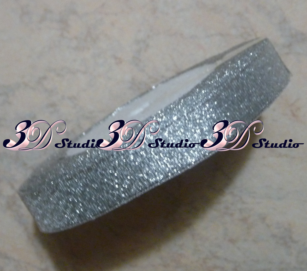 Лента парча серебро 0,9 см - фото 1 - id-p420869714