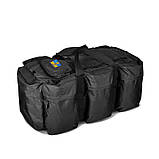 Тактичний Рюкзак-Сумка 2 в 1 Solve Bag 80 л 72 x 30 x 30 см Black -KT6002502, фото 7