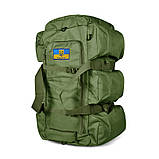 Тактичний Рюкзак-Сумка 2 в 1 Solve Bag 80 л 72 x 30 x 30 см Олива -KT6002501, фото 10