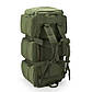 Тактичний Рюкзак-Сумка 2 в 1 Solve Bag 80 л 72 x 30 x 30 см Олива KT6002501  peremogaua, фото 3