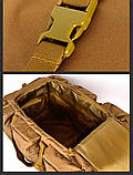 Тактичний Рюкзак-Сумка 2 в 1 Solve Bag 80 л 72 x 30 x 30 см Койот KT6002505 solve, фото 9