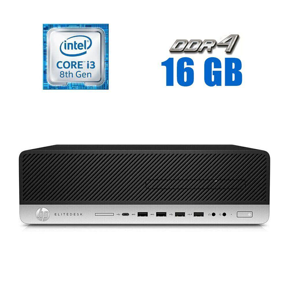 HP EliteDesk 800 G4 SFF Pantalla De 27″ Intel I3-8100 RAM 64GB SSD 2TB W11 Wifi Reacondicionado