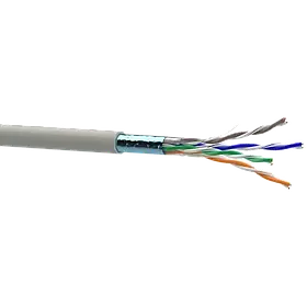 Кабель (FTP безгалогенний LSOH) бухта 305м OK-net OK-NET КПВонг-HFЭ-ВП (200) 4*2*0,51 (F/UTP-cat.5E LSOH)