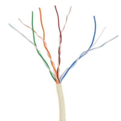 Кабель (біметал внутрішній) 305 м Kraft KRAFT UTP CAT5E 0.5 CCA, фото 1