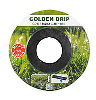 Крапельна стрічка 8 mil крок 10 см 100 м бухта емітерна GOLDEN DRIP