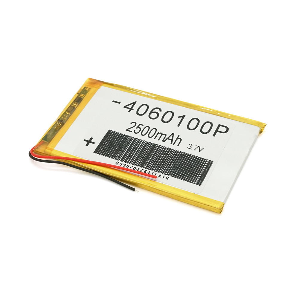 Літій-полімерний акумулятор 4*60*100 mm (Li-ion 3.7 В 2500 мА·год)