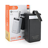 Powerbank LIONPATTON L66W 60000mAh, Black, Box, фото 3