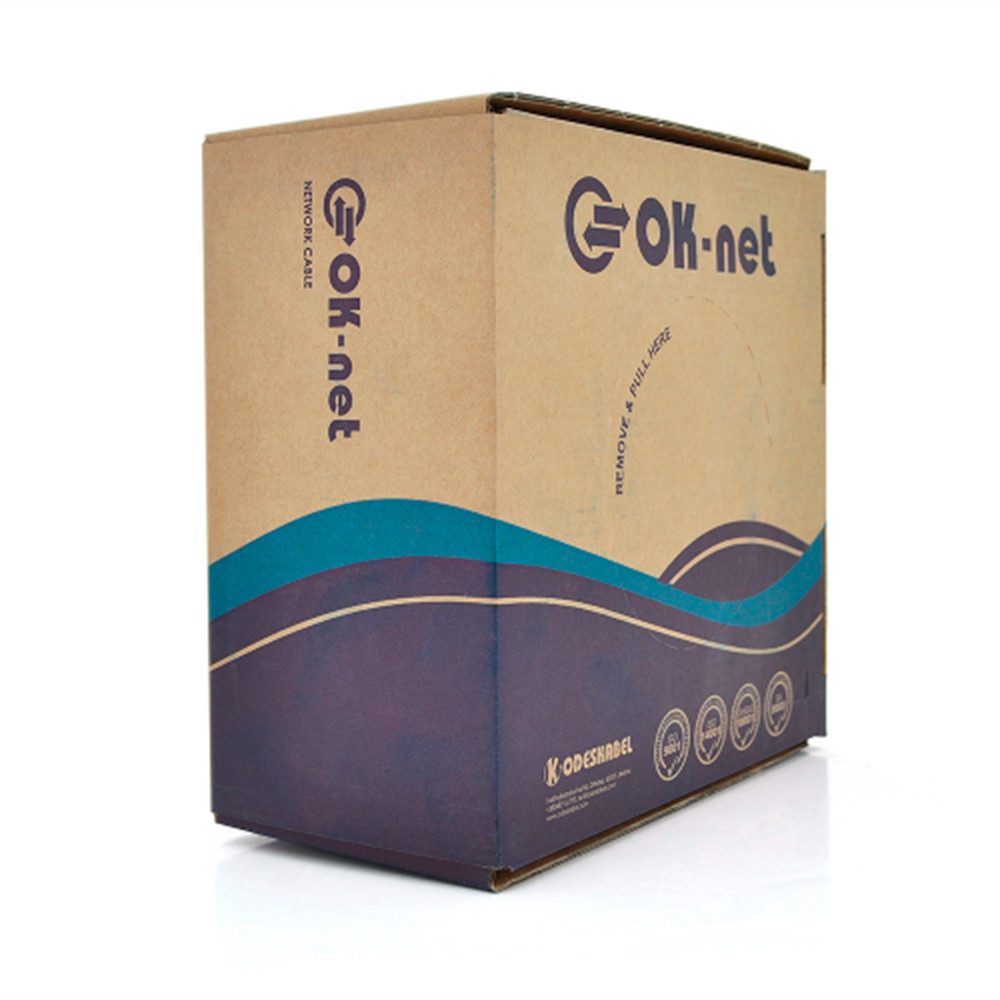 Кабель Одескабель КПВ-ВП (100) 4*2*0,49 (U/UTP-cat.5E), CU, для внутр. робіт, 100 м., фото 1